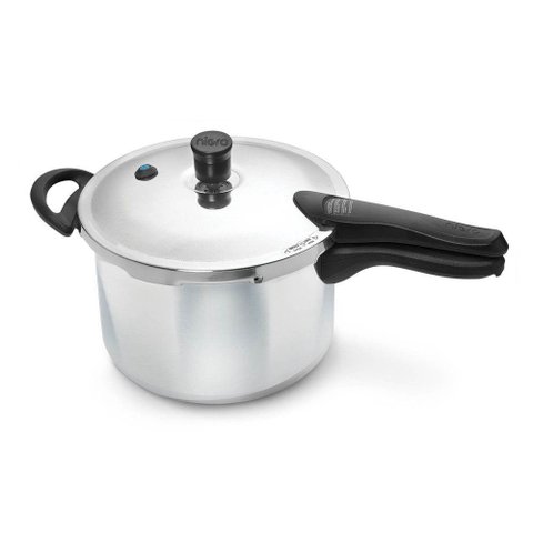 Panela de Pressão Press 20 Cm 4,5 L em Alumínio Polido Nigro