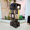 Arranhador para Gatos Torre Toca Casinha Brinquedos 4 Andar - 4