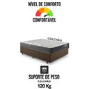 Ver mais imagens de Base Box Baú 138x188 Linho com Colchão Adapto Molas Ensacadas Ecoflex