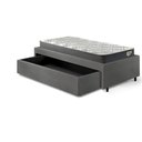 Ver imagem 7 de Base Box Cama Viúva Sapateira Courino Linho Cinza e Colchão Adapto Ecoflex 120x203