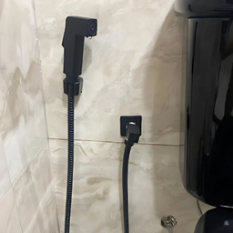 Ducha Higienica Banheiro Preto Chuveirinho Quadrada Duchinha:preto - 13