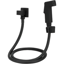 Ducha Higienica Banheiro Preto Chuveirinho Quadrada Duchinha:preto - 6
