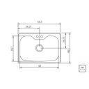 Ver imagem 4 de Cuba para Cozinha Tramontina Morgana 69x49cm Acetinado 93806/192