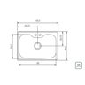 Cuba para Cozinha Tramontina Morgana 69x49cm Acetinado 93806/192 - 4