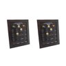 2 Quadro Porta Moedas Olimpíadas Imã e Vidro - 1