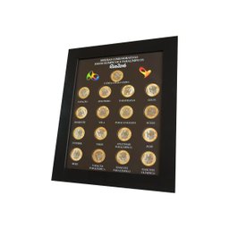 Quadro Porta Moedas Olimpíadas Imã e Vidro - 1