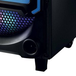 Caixa de Som Subwoofer Amplificada Pcs Notebooks TVs Tablet - Preto - 110V/220V (Bivolt) - 6