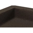 Ver imagem 6 de Cama box PET Cachorro / Gato Pequeno PróPet Foam Marrom/Preto (45x55x10) - Probel