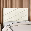 Ver imagem 2 de Cabeceira Casal 140 Cm com Frame Cristal Boucle Bege Artte