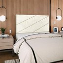 Ver mais imagens de Cabeceira Casal 140 Cm com Frame Cristal Boucle Bege Artte