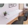 Mesa de Parede Dobrável 110x46cm - Cor Carrara - 1