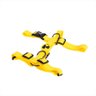 Coleira Peitoral Para Cachorro Pet Snoopy H Yellow M - 2