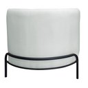Ver imagem 4 de Sofá Chaise Esquerdo Base Preto Penélope Poliéster Verde Menta Claro - Nexta Casa