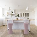 Ver imagem 3 de Conjunto com 2 Banquetas - Dub/Sili Rosa/Calla Rose