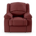 Ver imagem 1 de Poltrona do Papai Reclinável Sala de Cinema Barcelona Power Elétrica Massagem Usb Pu Vermelho G23 En