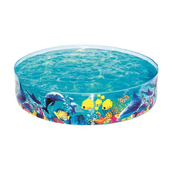 Piscina semi-rígida circular Bestway com capacidade para 946 litros e material de alta resistê