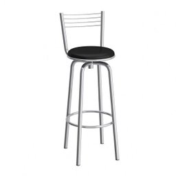 Banqueta Alta Giratória com Encosto Espanha Compoarte - 1