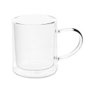 Ver imagem 4 de Jogo 2 Canecas de Vidro Parede Dupla Grande Café Chá 320ml