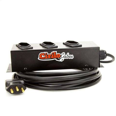 Extensão Cabo Pp 3x1,50 de 3 Tomadas 10a - 30 Metros