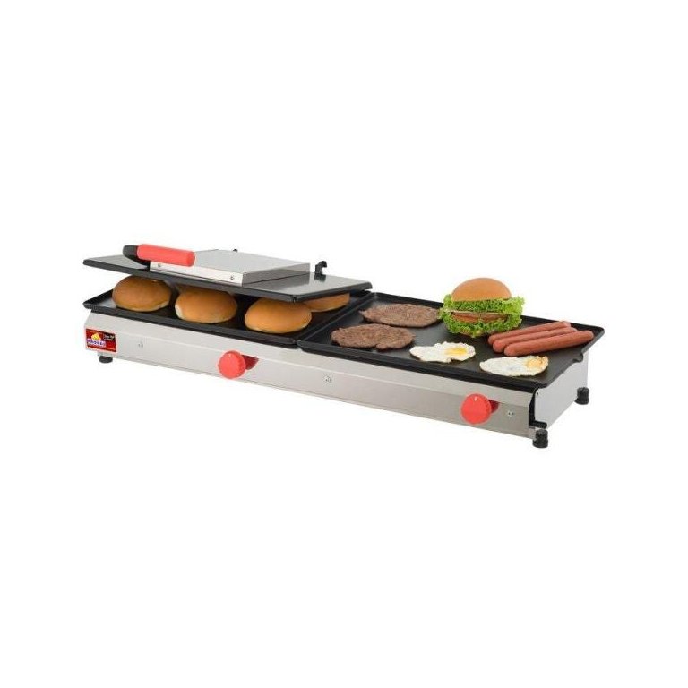 Sanduicheira New Queen Style, Industrial PR 950GN Progás - Aço Inox