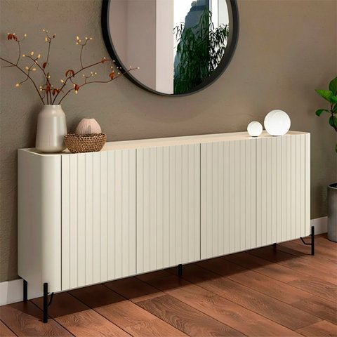 Buffet Mdf com Porta Brise L180 X A81,5cm