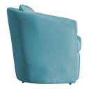 Ver imagem 4 de Poltrona Decorativa Alana Veludo Azul Turquesa - Londrilar