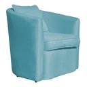 Ver imagem 3 de Poltrona Decorativa Alana Veludo Azul Turquesa - Londrilar