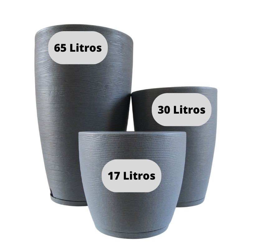 Vasos Estilo Vietnamita para Plantas Polietileno Casa Jardim Varanda Decoração Ambientes Luxo Modern - 6