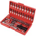 Ver mais imagens de Kit Chave Canhão Catraca 46 Peças Profissional Alta Qualidade