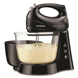 Batedeira Mondial B28 Prática Due, 2 Tigelas, Preta - 1