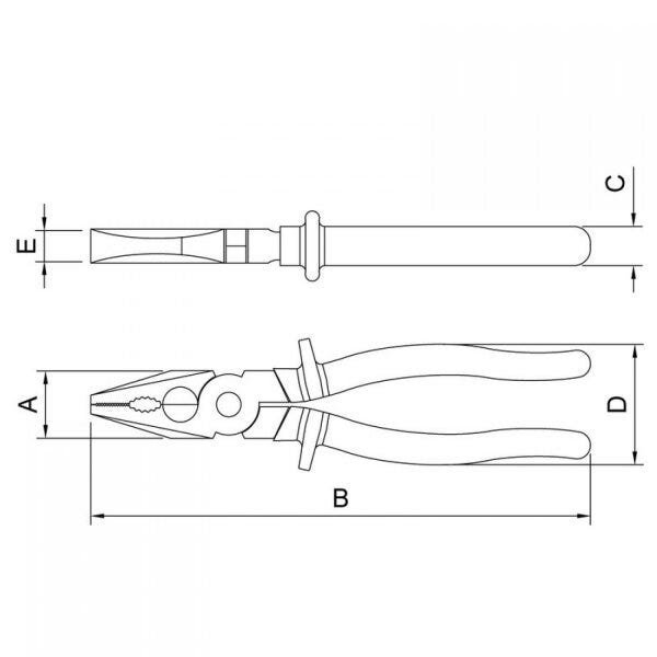 Alicate Universal Isolado 1000V 8" Tramontina PRO - 2