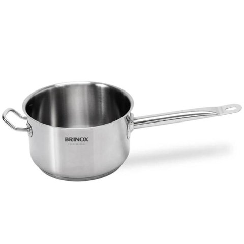 Panela Profissional 4,7l Brinox Aço Inox 24cm Fundo Triplo com Cabo Cozinha Restaurante Avulsa