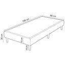 Ver imagem 6 de Base para Cama Box Solteiro 88cm Sleep W01 Suede Bege - Lyam Decor