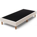 Ver imagem 3 de Base para Cama Box Solteiro 88cm Sleep W01 Suede Bege - Lyam Decor