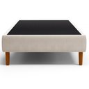 Ver imagem 4 de Base para Cama Box Solteiro 88cm Sleep W01 Suede Bege - Lyam Decor
