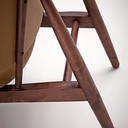 Ver imagem 6 de Poltrona Easy Chair Base Teka Brasil em Couro Ecológico e Natural ou Tecido Várias Cores - Artesian