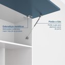 Ver mais imagens de Cozinha Compacta Planejada 4 Peças 1 Paneleiro Duplo 2 Aéreos 1 Balcão Soho CabeCasa MadeiraOriginals Azul/Branco