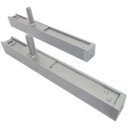 Ver imagem 1 de KIT FIXAÇÃO SUSPENSO EMBUTIDO PARA RO 80/81 E 82