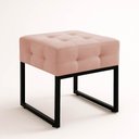 Ver imagem 7 de Poltrona Sala e Puff Decorativo Industrial Elisa Veludo D03 - D’Rossi