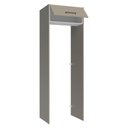 Ver imagem 7 de Porta-geladeira 73 Cm 1 Porta Basculante Crema/branco/crema Agata Madesa