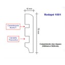Ver imagem 2 de Rodapé/Guarnição BrasGroup 1001 - Multiuso 15mm x 7cm x 2,40m