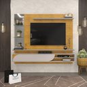 Ver imagem 7 de Painel para TV 60 Polegadas com Espelho Ravi para Sala de Estar Cedro Bali DJ Móveis
