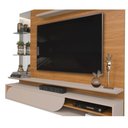 Ver imagem 5 de Painel para TV 60 Polegadas com Espelho Ravi para Sala de Estar Cedro Bali DJ Móveis