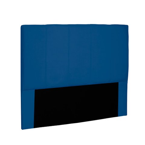Cabeceira Arizona Para Cama Box Solteiro 90 cm Suede Azul Marinho - D’Rossi