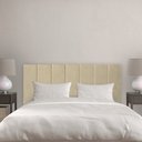 Ver imagem 4 de Cabeceira Modulada Estofada Adesiva 1 Módulo em Tiras 20x60cm Bege