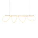 Ver imagem 1 de Lustre Pendente Taschibra Zurique Led Bivolt Dourado 3000k Luz Amarela 15051077