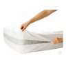 Capa antialérgica para colchão - impermeável - Mini-Cama - PVC/TNT - 78x162x12cm - com zíper - 3