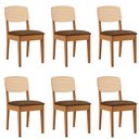 Ver imagem 1 de Conjunto com 6 Cadeiras Mdf Copper Premium para Sala de Jantar Moderna Mobília