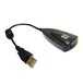 CABO ADAPTADOR USB Vs 2.0 A MACHO PARA PLACA DE SOM EXTERNA 5HV2 VIRTUAL 7.1 CANAIS DE ÁUDIO - 2