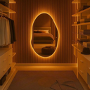 Ver imagem 5 de Espelho Decorativo Orgânico com Led Quente de Parede Corpo Inteiro Madri Demoglass